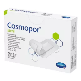 COSMOPOR sterilt sårförband 5x7,2 cm, 10 st