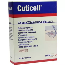 CUTICELL Salvkompresser 7,5x7,5 cm, 50 st
