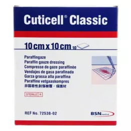 CUTICELL Klassisk sårväv 10x10 cm, 10 st