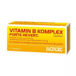 VITAMIN B KOMPLEX Forte Hevert -abletter, 50 st