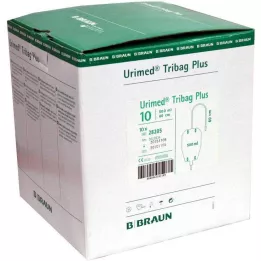 URIMED Tribag Plus Urin Benpåse 500ml 50cm ster., 10 st