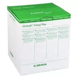 URIMED Tribag Plus urinbenspåse.500 ml 80 cm unst., 10 st