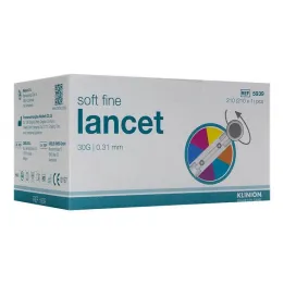 Klinion Soft finfärgade lansetter 30 G, 210 st
