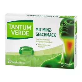 TANTUM VERDE 3 mg pastiller med mintsmak, 20 st