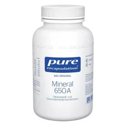 PURE ENCAPSULATIONS Mineral 650A kapslar, 180 st