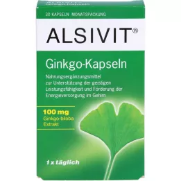 GINKGO 100 mg Alsivit kapslar, 30 st