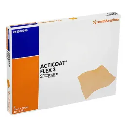 Acticoat Flex 3 10x10 cm bandage, 5 st