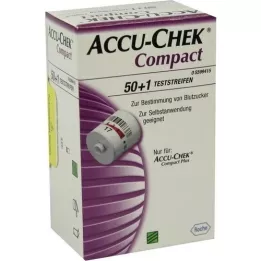 Accu Chek Kompakt blodsocktestremsa, 50 st