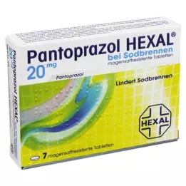 PANTOPRAZOL HEXAL b. Halsbränna gastroresistenta tabletter, 7 st