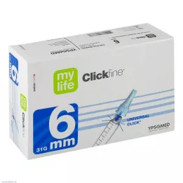MYLIFE Clickfine pennnålar 6 mm 31 G, 100 st