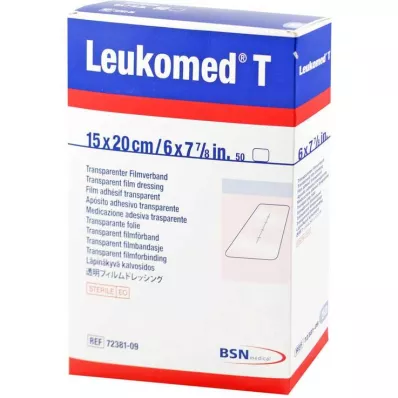 LEUKOMED genomskinliga sterila plåster 15x20 cm, 50 st LEUKOMED genomskinliga sterila plåster 15x20 cm, 50 st