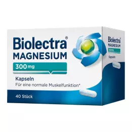 BIOLECTRA Magnesium 300 mg kapslar, 40 st