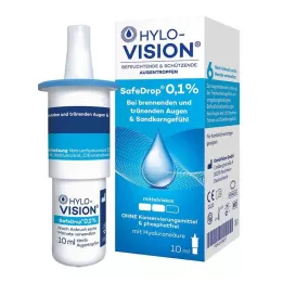 HYLO-VISION SafeDrop 0,1 % ögondroppar, 10 ml