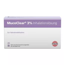 MUCOCLEAR 3% NaCl inhalationslösning, 20X4 ml