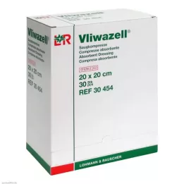VLIWAZELL Absorberande kompresser sterila 20x20 cm, 30 st