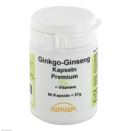 GINKGO+GINSENG Premiumkapslar, 60 st