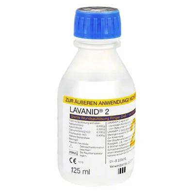 Lavanid 2 sårspolningslösning, 125 ml Lavanid 2 sårspolningslösning, 125 ml