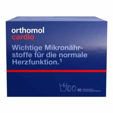 ORTHOMOL Kombinationspaket för kardiogranulat/kapslar/tabletter, 1 st