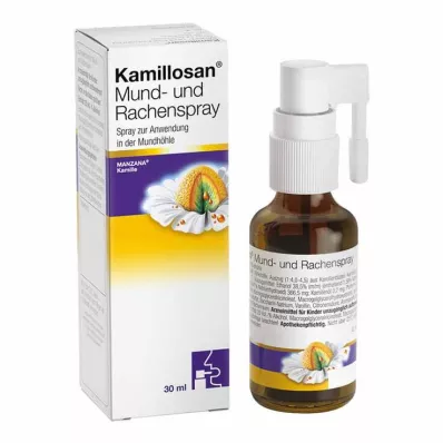 KAMILLOSAN Mun- och halsspray, 30 ml KAMILLOSAN Mun- och halsspray, 30 ml