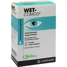 Wet Comod Eye Drops, 2x10 ml