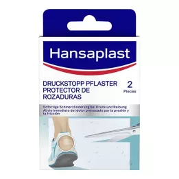 HANSAPLAST Tryckstopp transparent.Skyddsdyna, 2 st