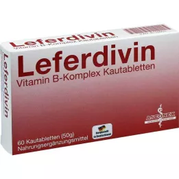 LEFERDIVIN Vitamin B Complex Tuggtabletter, 60 st