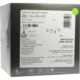 Wellion Calla Light Blood Glucose Meter Mg / DL Green, 1 st