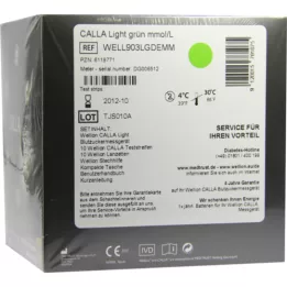 Wellion Calla Light Blood Glucose Meter Mmol / L Green, 1 st