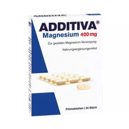 ADDITIVA Magnesium 400 mg filmdragerade tabletter, 30 st