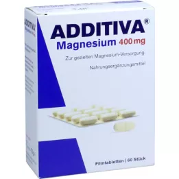 ADDITIVA Magnesium 400 mg filmbelagda tabletter, 60 st