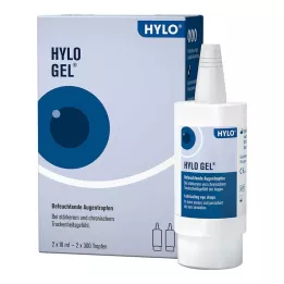 HYLO-GEL Ögondroppar, 2X10 ml