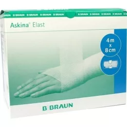 ASKINA Elastiskt bandage 8 cmx4 m cellofan, 1 st