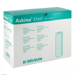 ASKINA Elastiskt bandage 8 cmx4 m löst, 20 st