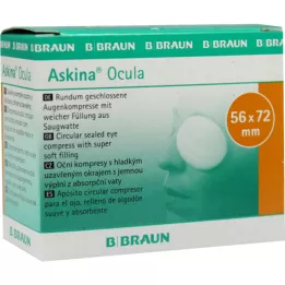 Askina Ocula Eye Kompr.56x72 mm Osteril, 5 st