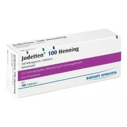 JODETTEN 100 Henning-tabletter, 100 st