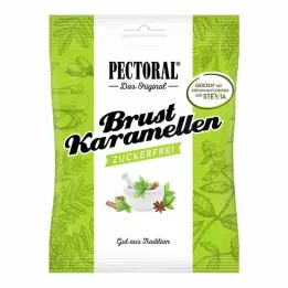 PECTORAL Bröstkarameller sockerfri påse, 60 g