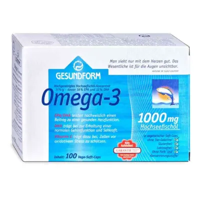 Frisk form Omega-3 1 000 mg Vega Soft kapslar (100 stycken)