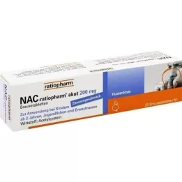 NAC-ratiopharm Akut 200 mg hostlödbrokel., 20 st