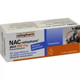 NAC-ratiopharm Akut 600 mg hostlödbrokelass., 10 st