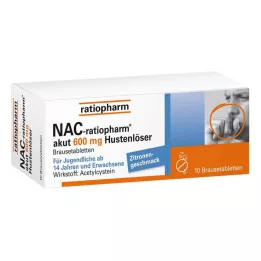 NAC-ratiopharm akut 600 mg hostslemlösande brustabletter, 10 st