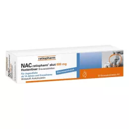 NAC-ratiopharm akut 600 mg hostslemlösande brustabletter, 20 st