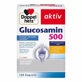 DOPPELHERZ Glukosamin 500 kapslar, 120 stycken