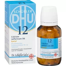 BIOCHEMIE DHU 12 Calcium Sulfuricum D 6 Tabl.karto, 200 st