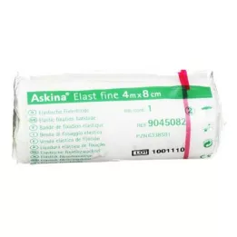ASKINA Elast Fint bandage 8 cmx4 m cellofan, 1 st