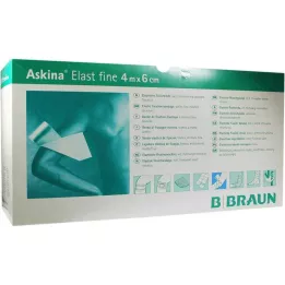 ASKINA Elast Fine Bandage 6 cmx4 m löst, 100 st