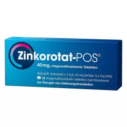 ZINKOROTAT POS magtabletter, 20 st