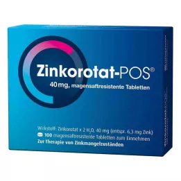 ZINKOROTAT POS magtabletter, 100 st