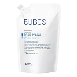 EUBOS FLÜSSIG blå oparfymerad påfyllningsflaska, 400 ml
