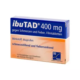 IBUTAD 400 mg mot smärta och feber, filmdragerade tabletter, 10 st