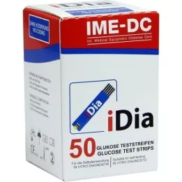 IDIA IME-DC Blodsockertestremsor, 50 st